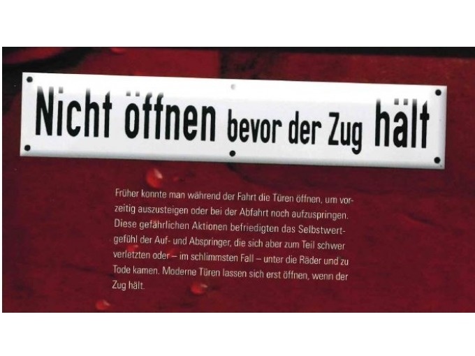 Geschichte des Göppinger Bahnhofs -  "Nicht öffnen bevor der Zug hält" 