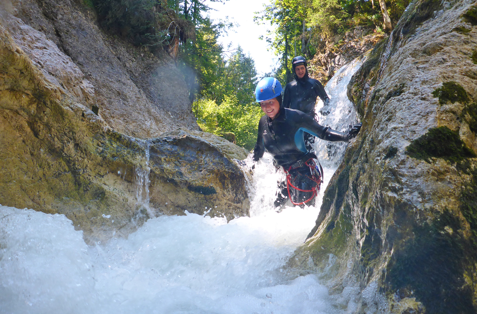 Familienaction am Traunsee | Canyoning für Klein und Groß