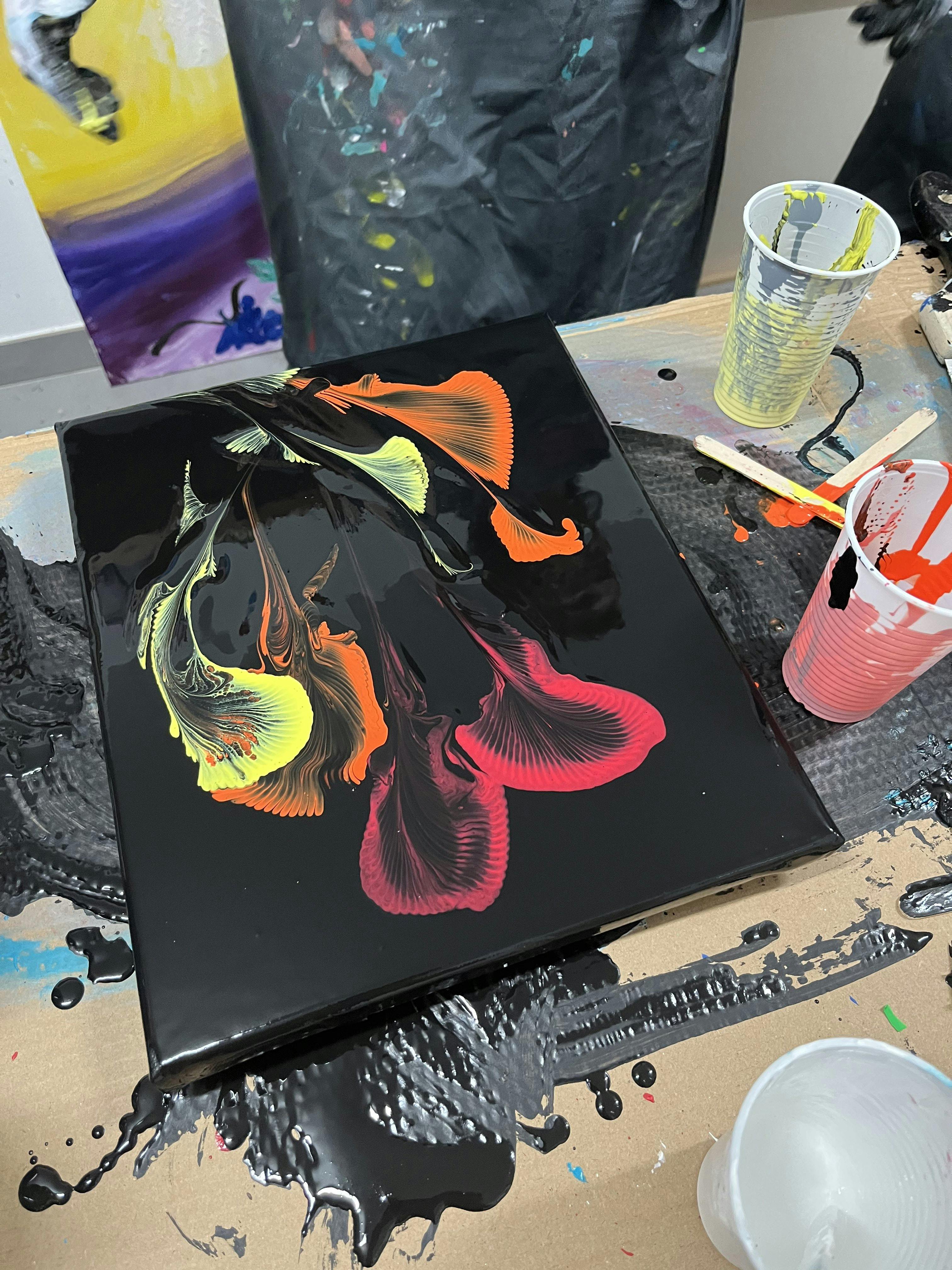 Action Painting & Acrylic Pouring