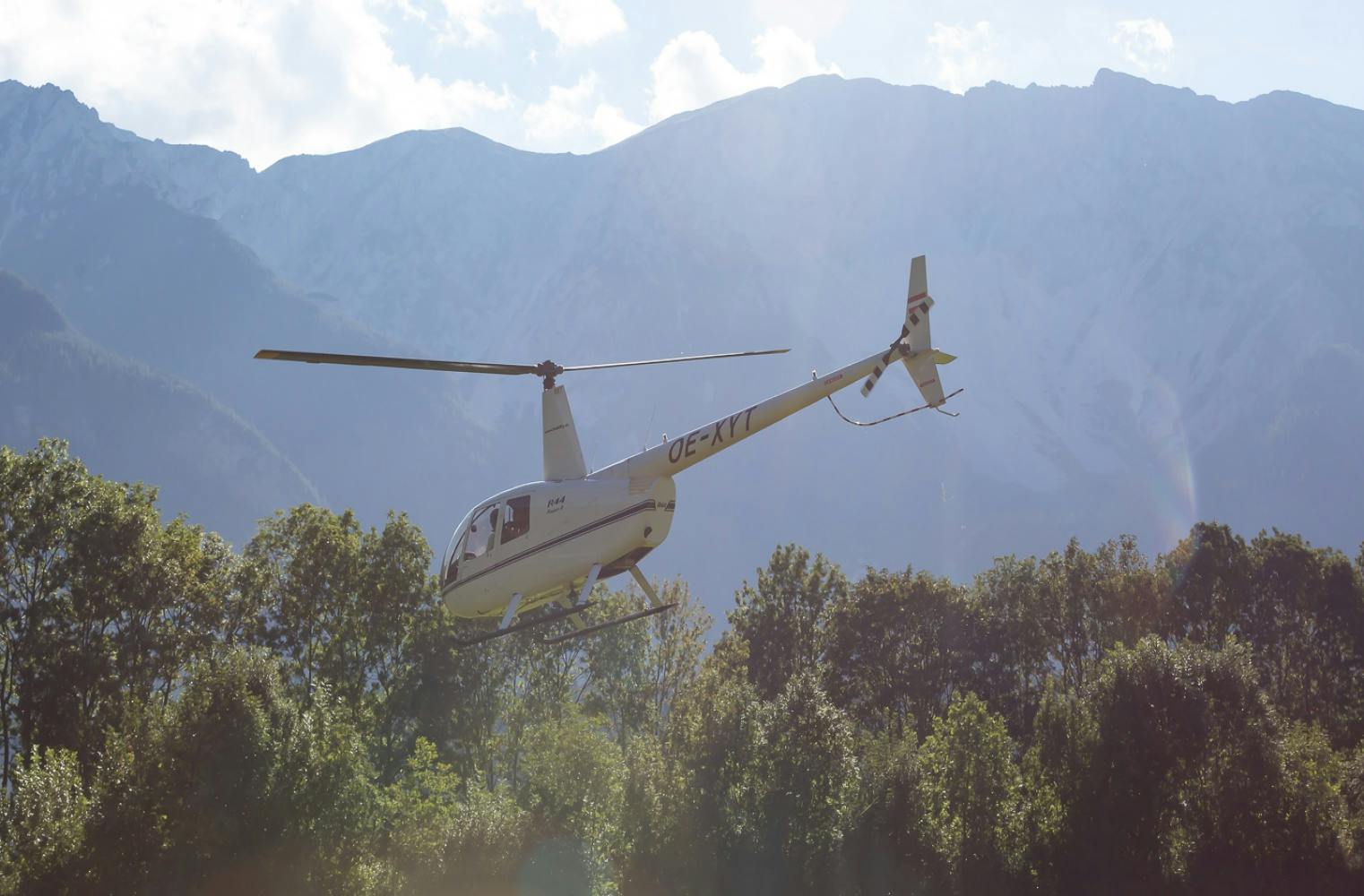 Hubschrauberflug | Gourmetflug zum Ramsauhof