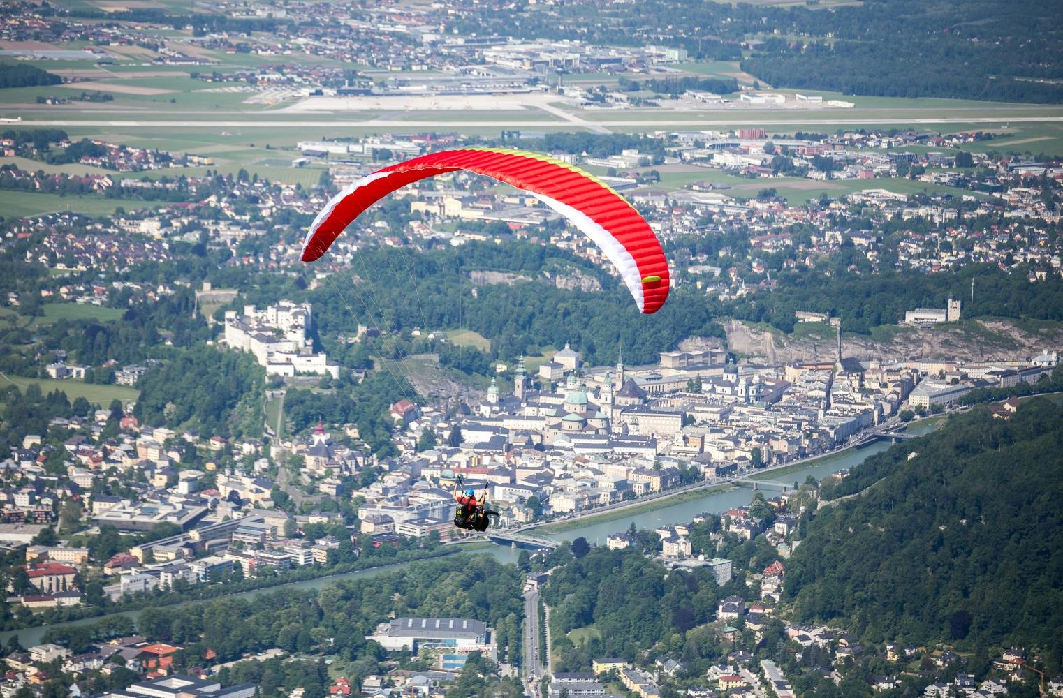 Paragliding Tandemflug | Flug vom Gaisberg bei Salzburg