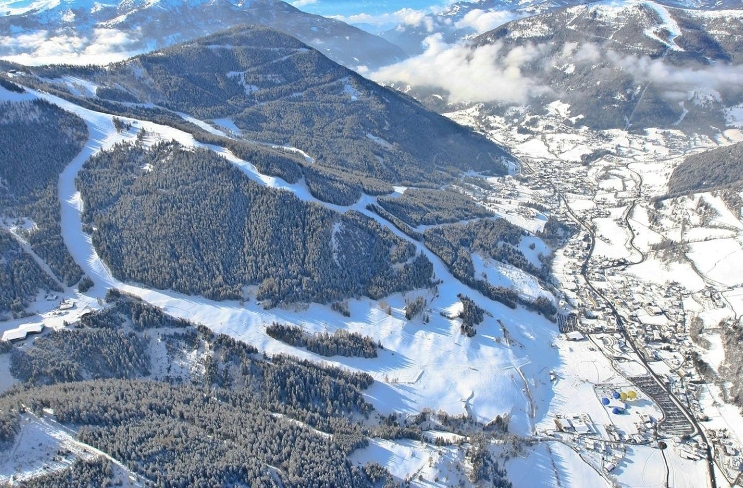 Winter Gleitschirmflug | Ski Weltcup Ort Bad Kleinkirchheim