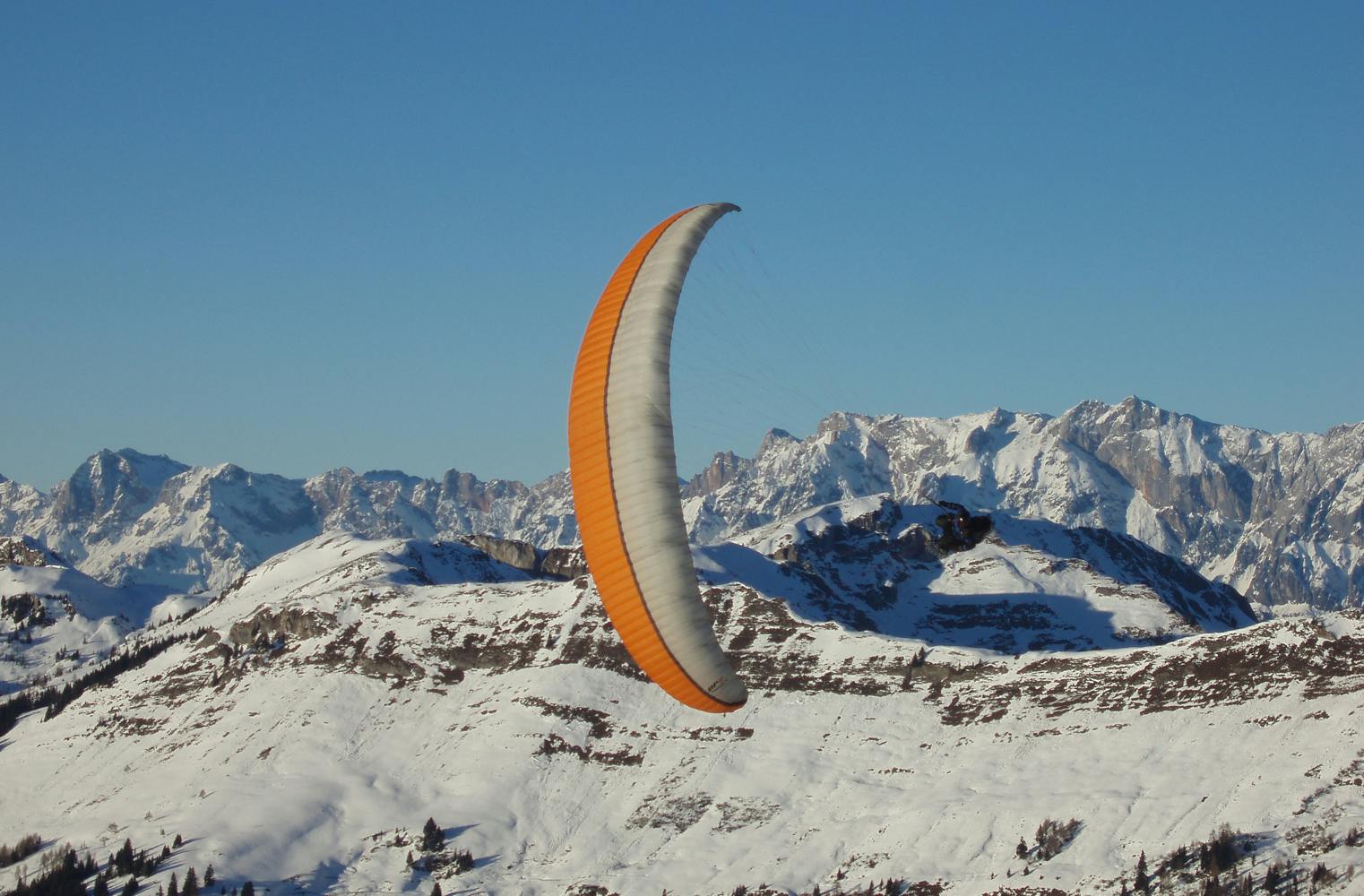 Winteraction | Gleitschirm Tandemflug im Skizirkus Amade