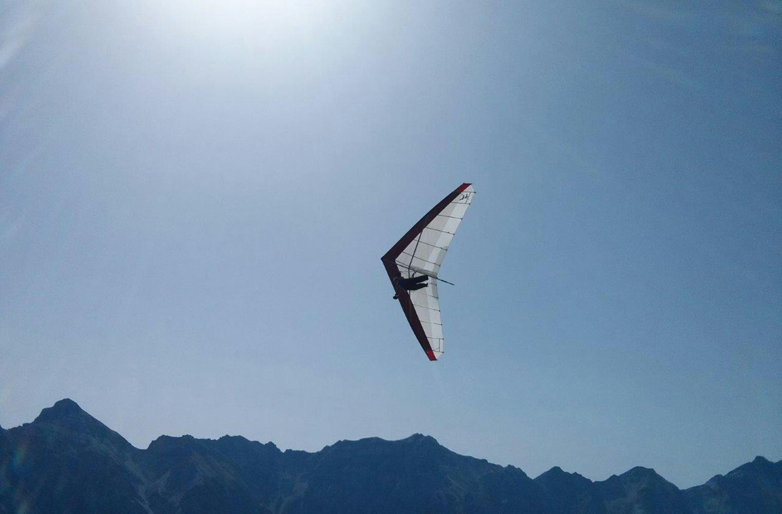 Drachenfliegen Tandem | Stubaier Alpen im Drachenflug