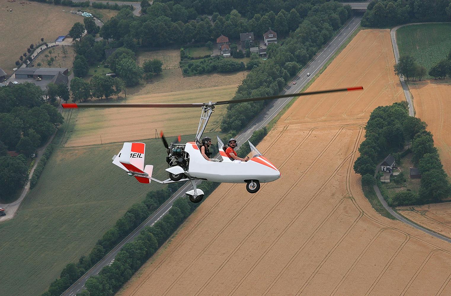 Gyrocopter selber fliegen | Pilot für 1 Tag | 30 Min. Flug