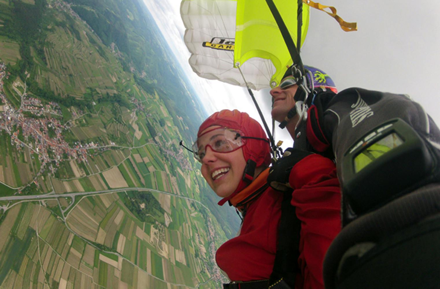 Tandem Skydiving Wachau | aus 3.500 bis 4.000 Metern Höhe