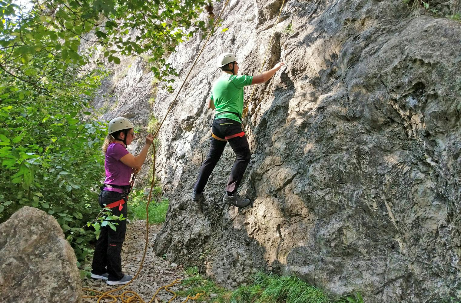Klettern am Fels | 2,5 Std. Schnupperklettern für Einsteiger
