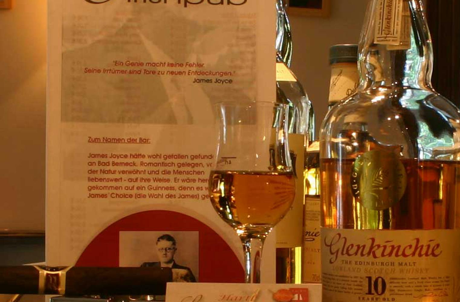 Whisky Tasting | Verkostung von 7 Whiskys mit irischem Menü