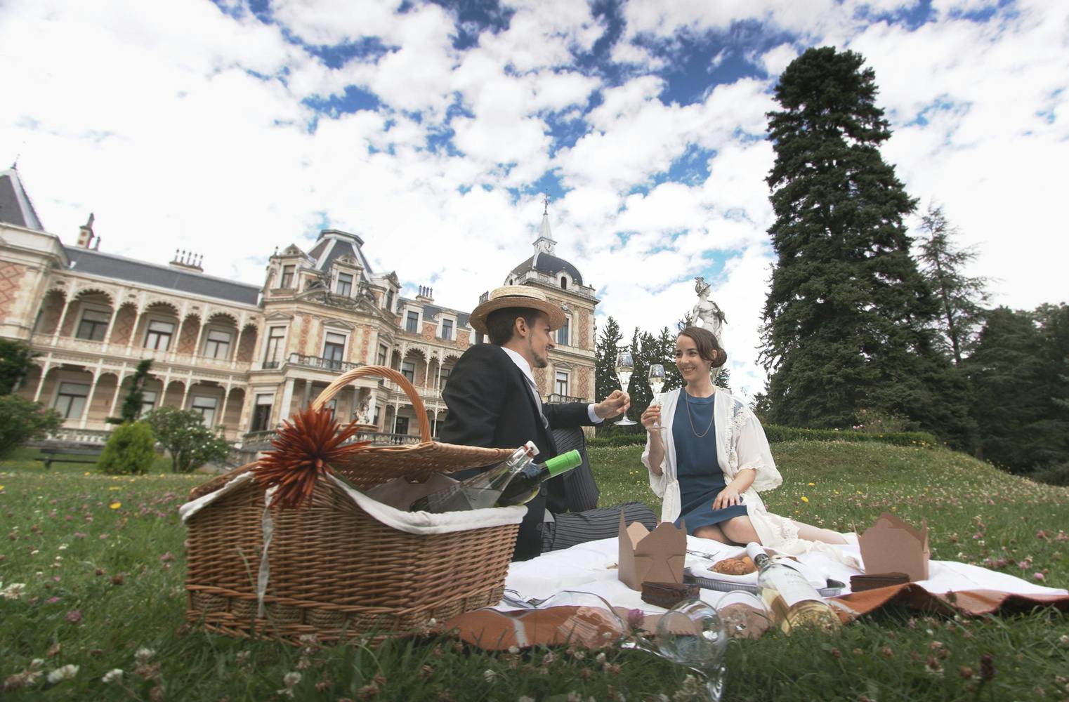Romantik-Picknick | herrliche Natur an der Hermes Villa