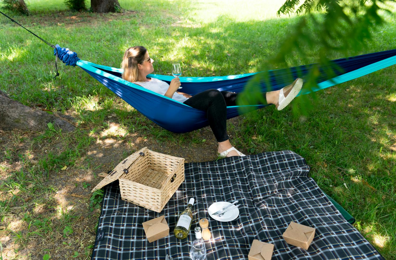 Picknick mit Hängematte zum Behalten | im Lainzer Tiergarten