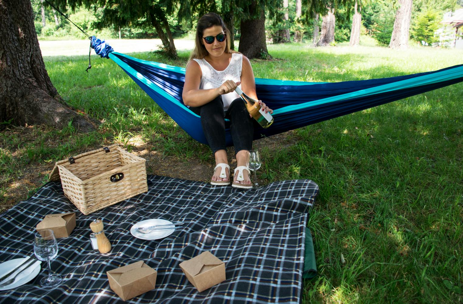Picknick mit Hängematte zum Behalten | im Lainzer Tiergarten